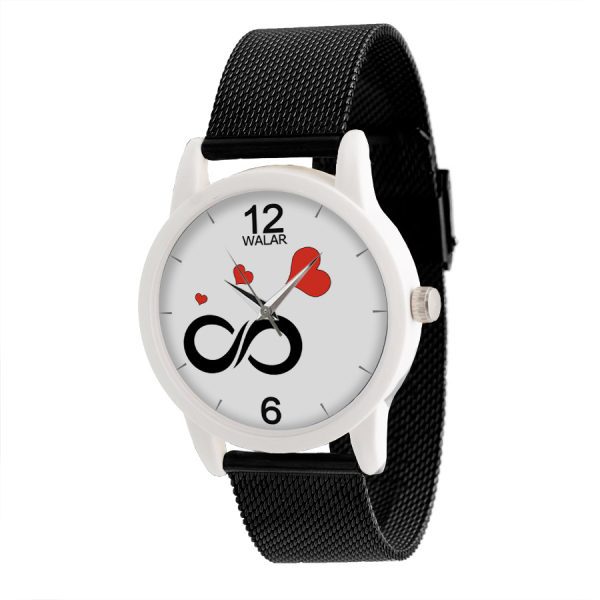 ساعت مچی عقربه ای ناکسیگو طرح بی نهایت مدل BH10024