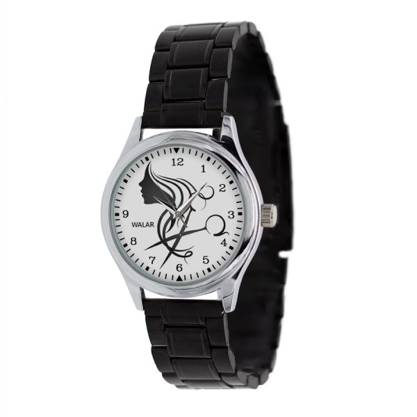 ساعت مچی عقربه ای ناکسیگو طرح آرایشگری مدل GN10094