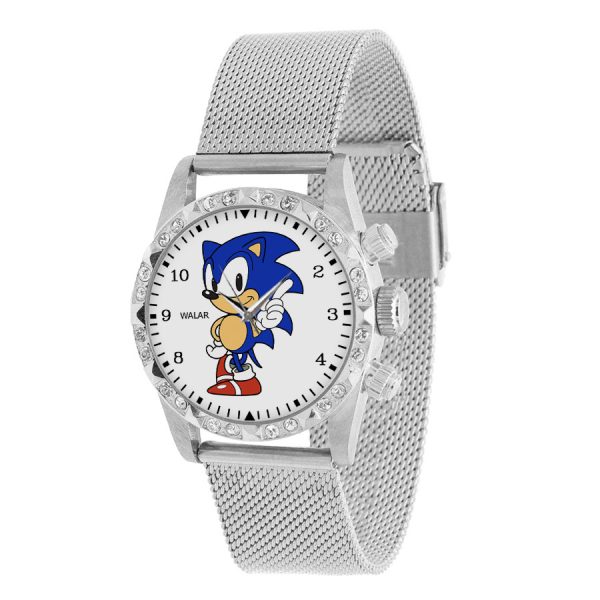 ساعت مچی عقربه ای ناکسیگو طرح سونیک مدل EK10065