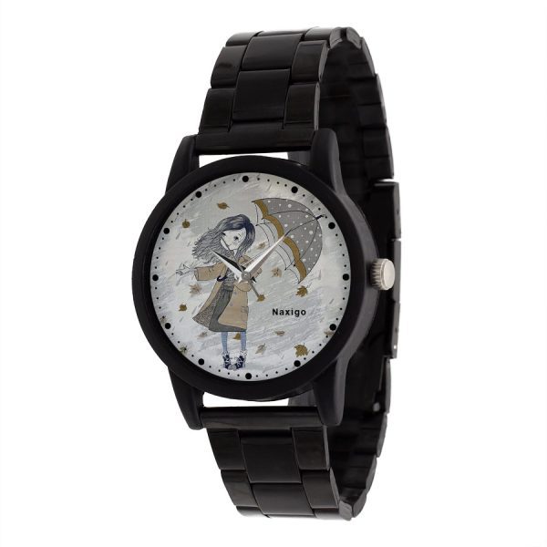 ساعت مچی عقربه ای ناکسیگو طرح دخترانه فانتزی مدل AN10014