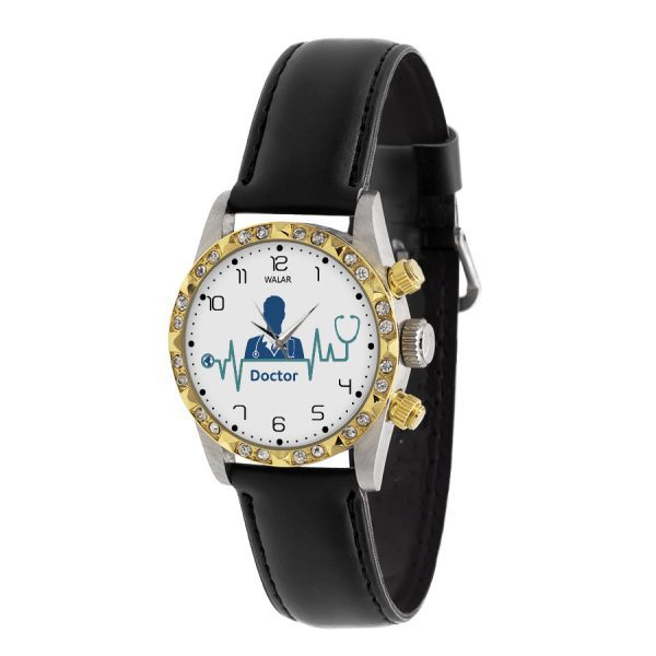 ساعت مچی عقربه ای ناکسیگو طرح پزشکی مدل FA10070